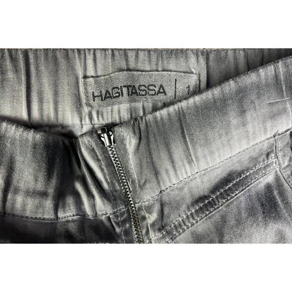 Hagitassa Elastic Waist Pants  Women's US 6  NWOT  Gray Over Dye  Israeli Brand - Picture 7 of 10